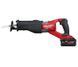 Пила сабельная аккумуляторная MILWAUKEE, M18 FSX-801C (зарядное устройство M12-18 FC, 2 аккумулятора M18 FB8 8 Ач, Полотно, кейс)