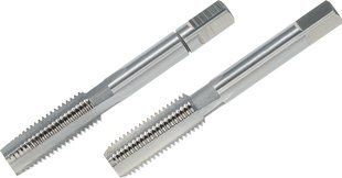 Метчики ручные UNF 3/8-24, HSS-G, DIN 2181, 2B, комплект из 2 шт.