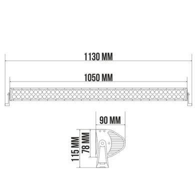 Светодиодная фара БЕЛАВТО CREE LED 80/3w BOL8003 Combo