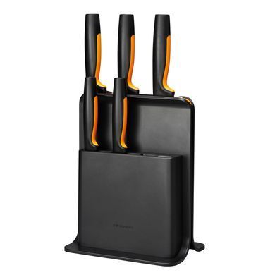 Набор ножей Fiskars Functional Form с пластиковой подставкой, 5 шт.
