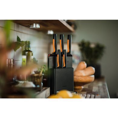 Набор ножей Fiskars Functional Form с пластиковой подставкой, 5 шт.