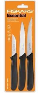 Набор ножей для чистки Fiskars Essential, 3 шт.