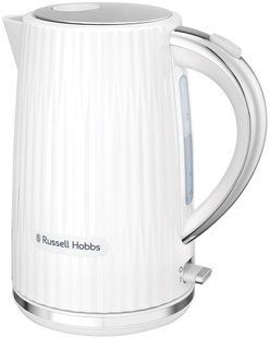 Електрочайник Russell Hobbs Eden, 1.7л, нержавіюча сталь, пластик, білий