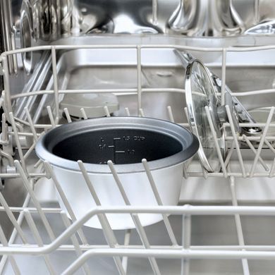 Рисоварка Russell Hobbs, 200Вт, чаша-0,7л, механічне керування, знімна кришка, нерж. сталь, чорно-біла