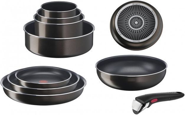 Набор посуды Tefal Ingenio XL Intense, 19 предметов, алюминий