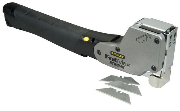 Степлер 8-12мм молоткового типа скобы типа "G" «FATMAX» +Нож безопасный (0-PHT350)