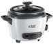 Рисоварка Russell Hobbs, 200Вт, чаша-0,7л, механічне керування, знімна кришка, нерж. сталь, чорно-біла