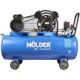 Компрессор воздушный Molder с ресивером 100л, 336л/мин, 2200Вт
