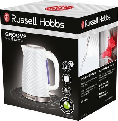 Электрочайник Russell Hobbs 26381-70 Groove, белый