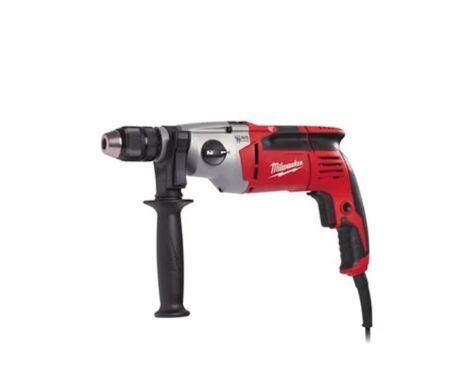 Дриль з ударом двошвидкісний MILWAUKEE, PD2E 24 R, 1020Вт (60Нм) (бічна рукоять, HDкейс)