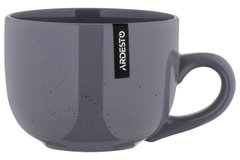 Чашка Ardesto Bagheria, 480 мл, Grey, кераміка