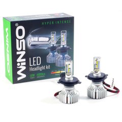 Автолампа LED Winso H4 12/24V 60W 8000Lm 6500К ZES Chip, 2шт