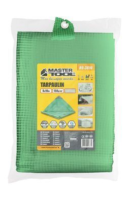 Тент универсальный армированный MASTERTOOL TARPAULIN 8&times;10 м 150 г/м&sup2; Leno Green 89-3810