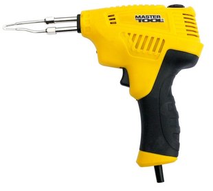 Паяльник імпульсний MASTERTOOL з трансформатором 3 режими 200 Вт/220-240 V/50 Hz 0-500°С LED пластиковий кейс/аксесуари 44-0002