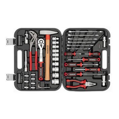 Набор инструментов 1/2" & 1/4", 56 ед., Cr-V STORM INTERTOOL ET-8056