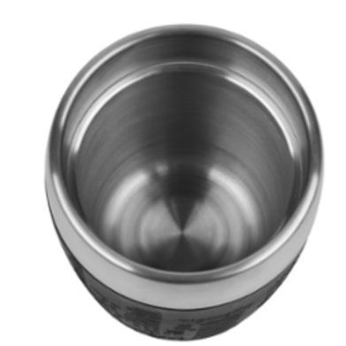 Термочашка Tefal Travel Cup, 200мл, діам87, t хол. 6г, гар.3г, нерж.сталь+пластик, чорний