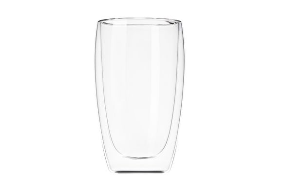 Набор чашек Ardesto с двойными стенками, 450 мл, H 14,5 см, 2 ед., боросиликатное стекло