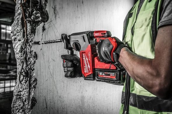 Перфоратор акумуляторний SDS-PLUS MILWAUKEE, M18 FH-0X, 2,5Дж (каркас, HDкейс)