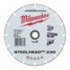 Диск алмазний Speedcross STEELHEAD 230 MILWAUKEE, діаметр 230мм, (метал, нержавійка)