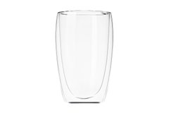 Набор чашек Ardesto с двойными стенками, 400 мл, H 13,5 см, 2 ед., боросиликатное стекло