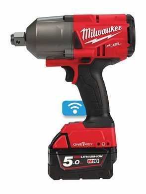 Гайковерт акумуляторний безщітковий 3/4'' MILWAUKEE, M18 ONEFHIWF34-502X, 2034Нм, з кільцем (зарядний пристрій M12-18 FC, 2 акум