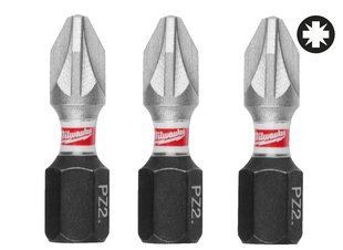 Біта SHOCKWAVE MILWAUKEE, PZ2, 25мм, (3шт)