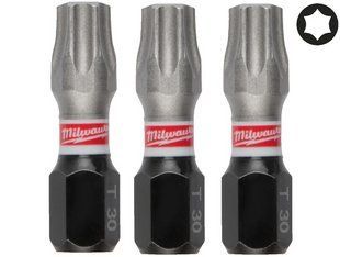 Біта SHOCKWAVE MILWAUKEE, TX30, 25мм, (3шт)