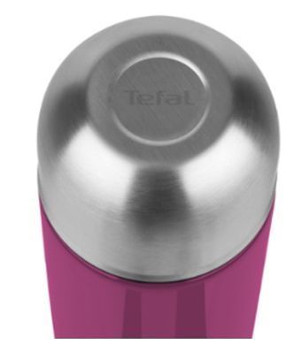 Термос Tefal Senator, 700мл, диам75, t холл. 24г, гар.12г, нерж.сталь, малиновый