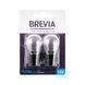 Лампа розжарювання Brevia P27W 12V 27W W2.5x16q прозора 2шт