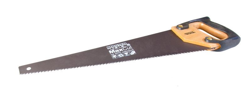 Ножівка столярна MASTERTOOL 450 мм 7TPI MAX CUT загартований зуб 3-D заточка тефлонове покриття 14-2345