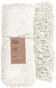 Плед Ardesto Chenille 140х190см, 100% полиэстер, айвори.