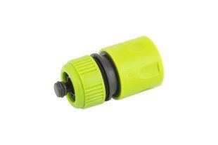 Конектор MASTERTOOL для шланга 1/2" з клапаном STOP 92-9314