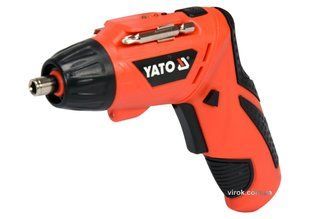 Аккумуляторная отвертка 3.6 В, 3 Нм YATO YT-82760