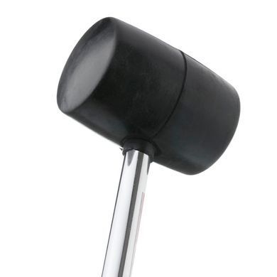 Киянка резиновая 900 г,&nbsp;90 мм, черная резина, метал. ручка INTERTOOL HT-0233