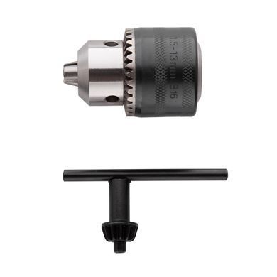 Патрон для дрели с ключом B16, 1,5-13 мм INTERTOOL ST-1224