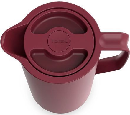 Термоглечик Tefal Motiva, 1л, пластик, стекло, бордовый