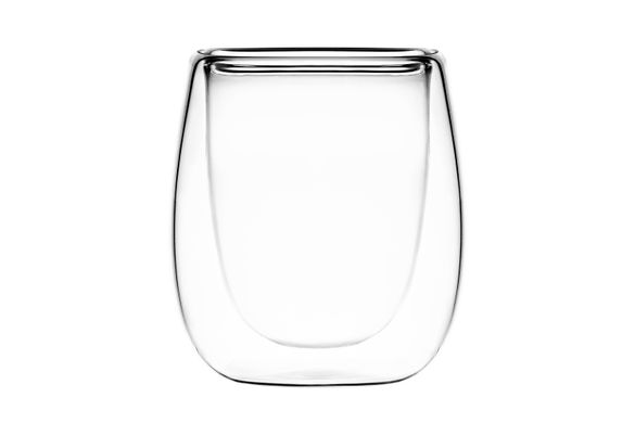 Набор чашек Ardesto с двойными стенками для эспрессо, 80 мл, H 7,3 см, 2 ед., боросиликатное стекло