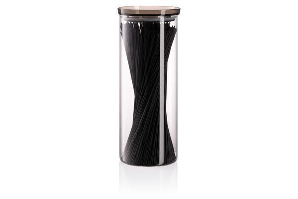 Банка для хранения Ardesto Fresh, 1600мл, стекло, пластик, прозрачный