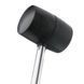 Киянка резиновая 900 г,&nbsp;90 мм, черная резина, метал. ручка INTERTOOL HT-0233
