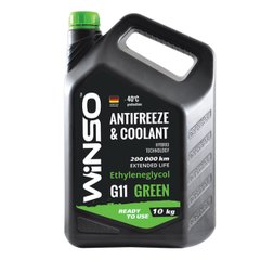 Антифриз Winso Antifreeze & Coolant Green -40°C (зеленый) G11, 10кг