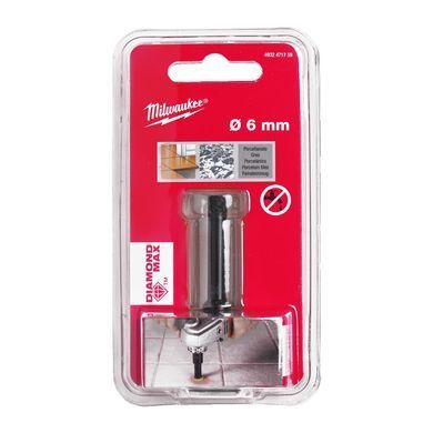 Коронка алмазна Diamond Max MILWAUKEE M14, діаметр 6мм (сухе свердління)