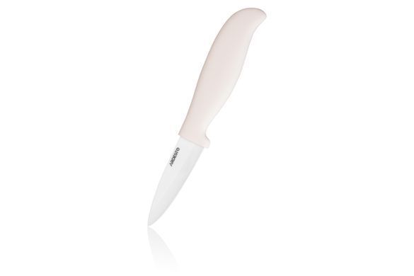 Нож керамический для овощей Ardesto Fresh 18.5 см, белый, керамика/пластик