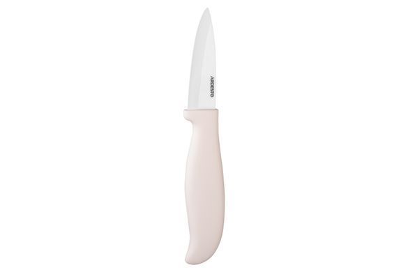 Нож керамический для овощей Ardesto Fresh 18.5 см, белый, керамика/пластик
