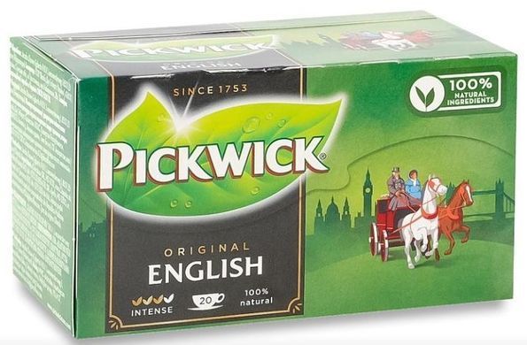 Чай Pickwick B черный Original English 40г(20x2г) x12 ЧП