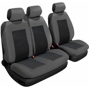Чехлы универсал Beltex Comfort графит, без подголовников (2+1шт) А