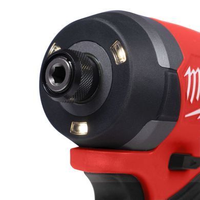 Шуруповерт ударний акумуляторний безщітковий 1/4" HEX MILWAUKEE, M18 FID3-0X, 226Нм (каркас, кліпса для ременя, тримач для біт,
