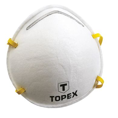 Маска захисна TOPEX, протипилова напівмаска, маркування FFP2, 5 шт.