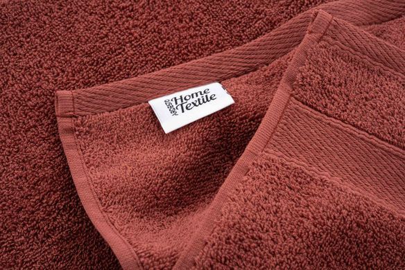 Полотенце махровое Ardesto SuperSoft, терракота, 30х50см, 100% хлопок