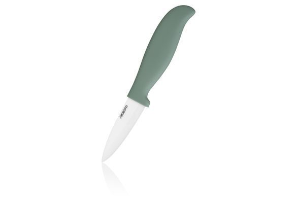 Нож керамический для овощей Ardesto Fresh 18.5 см, зеленый, керамика/пластик