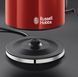 Електрочайник Russell Hobbs Colours Plus, 1.7л, метал , червоно-чорний